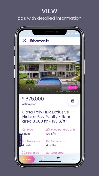 HOMMITS Buy/Sell & Rent Estate Screenshots