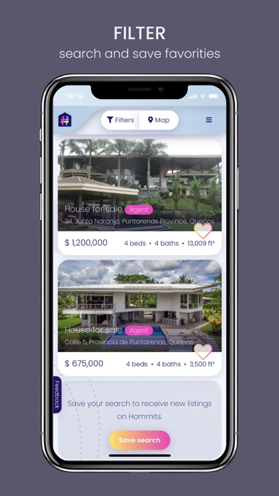 HOMMITS Buy/Sell & Rent Estate Screenshots