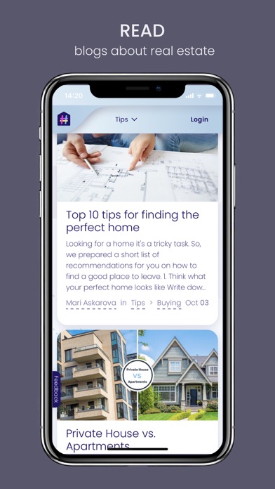 HOMMITS Buy/Sell & Rent Estate Screenshots