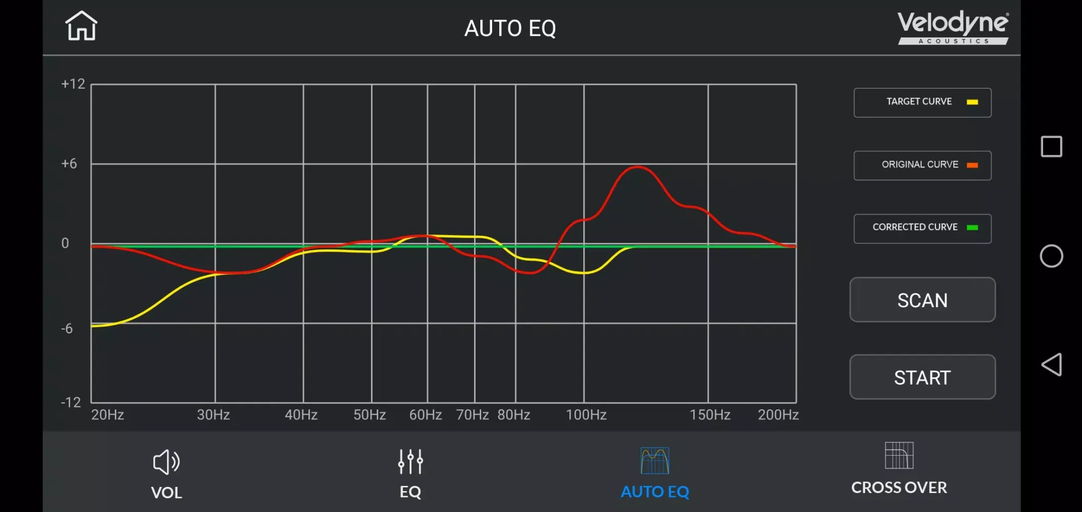 Velodyne Acoustics AutoEQ SUB 스크린샷
