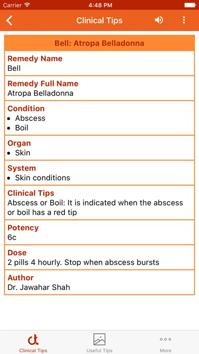 Homeopathy Clinical Tips Screenshots
