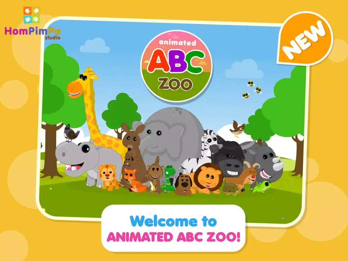 تصاویر ABC Zoo: Animated Flash Cards iPad 