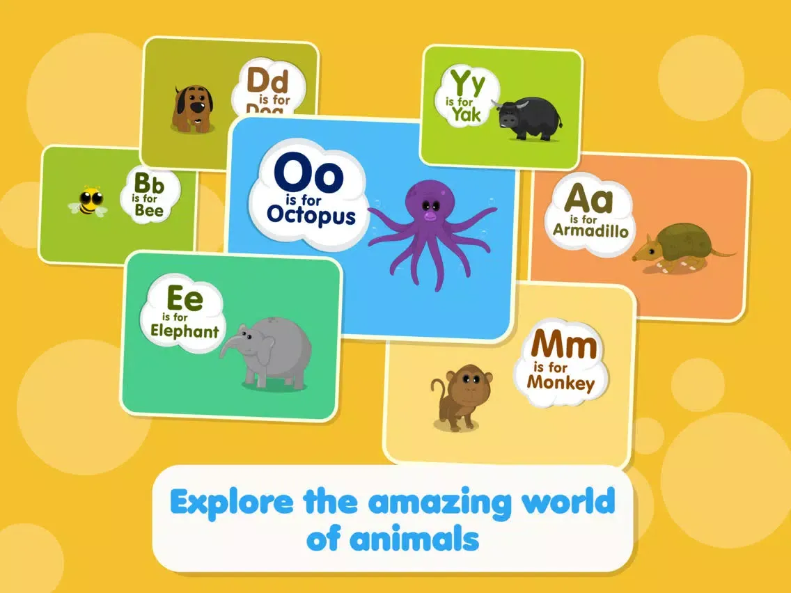 تصاویر ABC Zoo: Animated Flash Cards iPad 