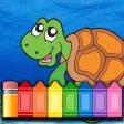 Children Funny Fish Coloring Book - Games for kids