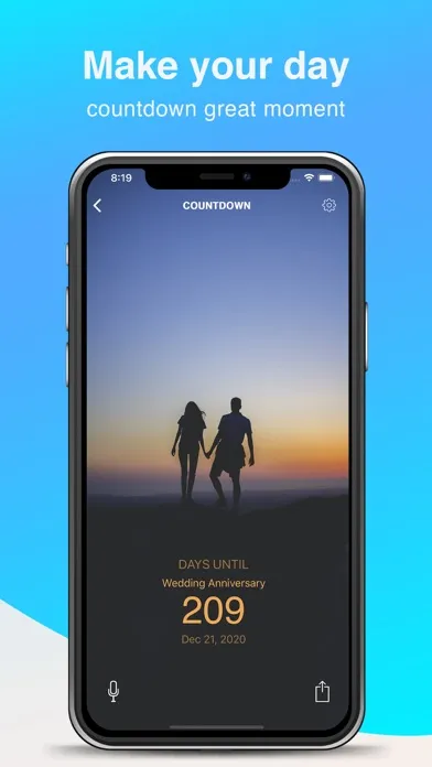 ภาพหน้าจอของ Countdown Timer - Day counter
