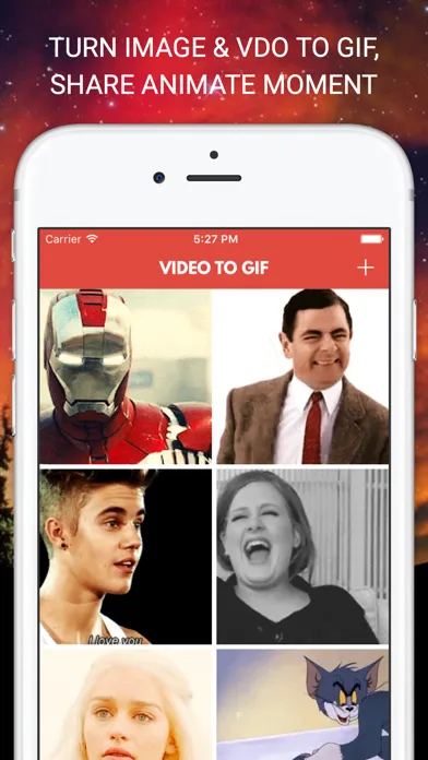 Video to Gif - Best Photo Sharing Site, Hiralious Text Animated Gifs, Create Moments Looping Photos Screenshots