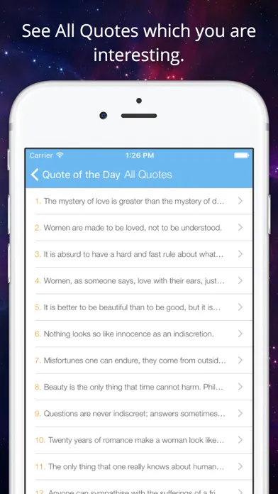 Captures d'écran de Daily Inspirational Quotes - Positive Affirmations