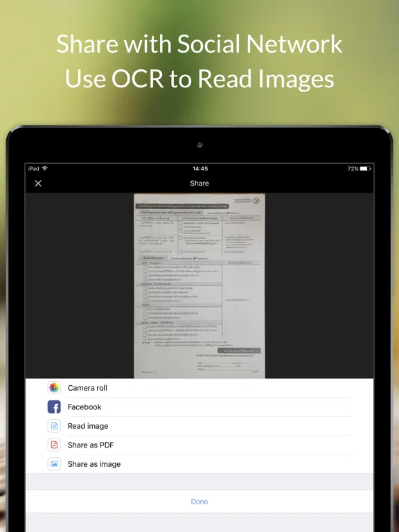 تصاویر Best OCR - How to scan PDF with Image Recognition iPad 