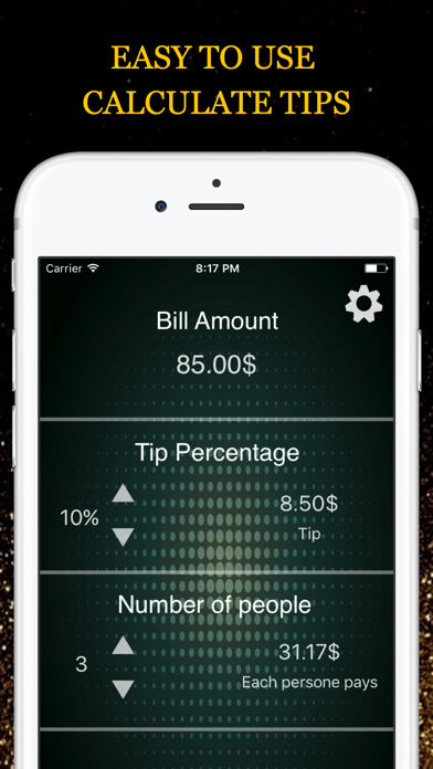 ภาพหน้าจอของ Bill Splitter - Pay Tip for Waiter and Waitress