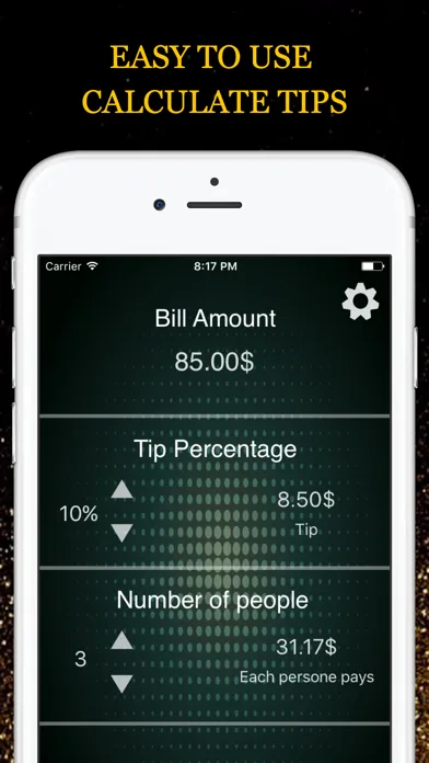 Screenshot di Bill Splitter - Pay Tip for Waiter and Waitress