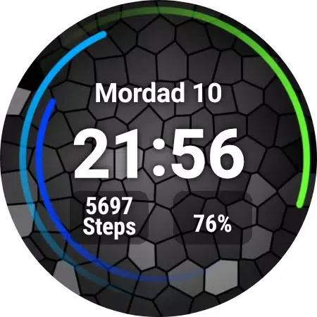 Persian Hybrid Watch Face Tile Screenshots