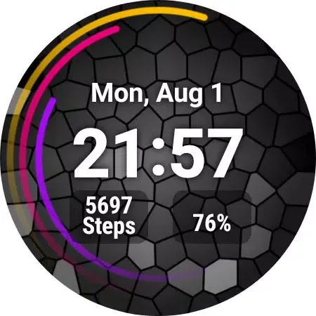 Persian Hybrid Watch Face Tile Screenshots