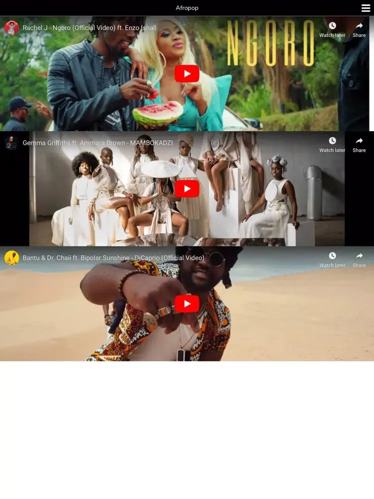 Hona TV iPad  Screenshots