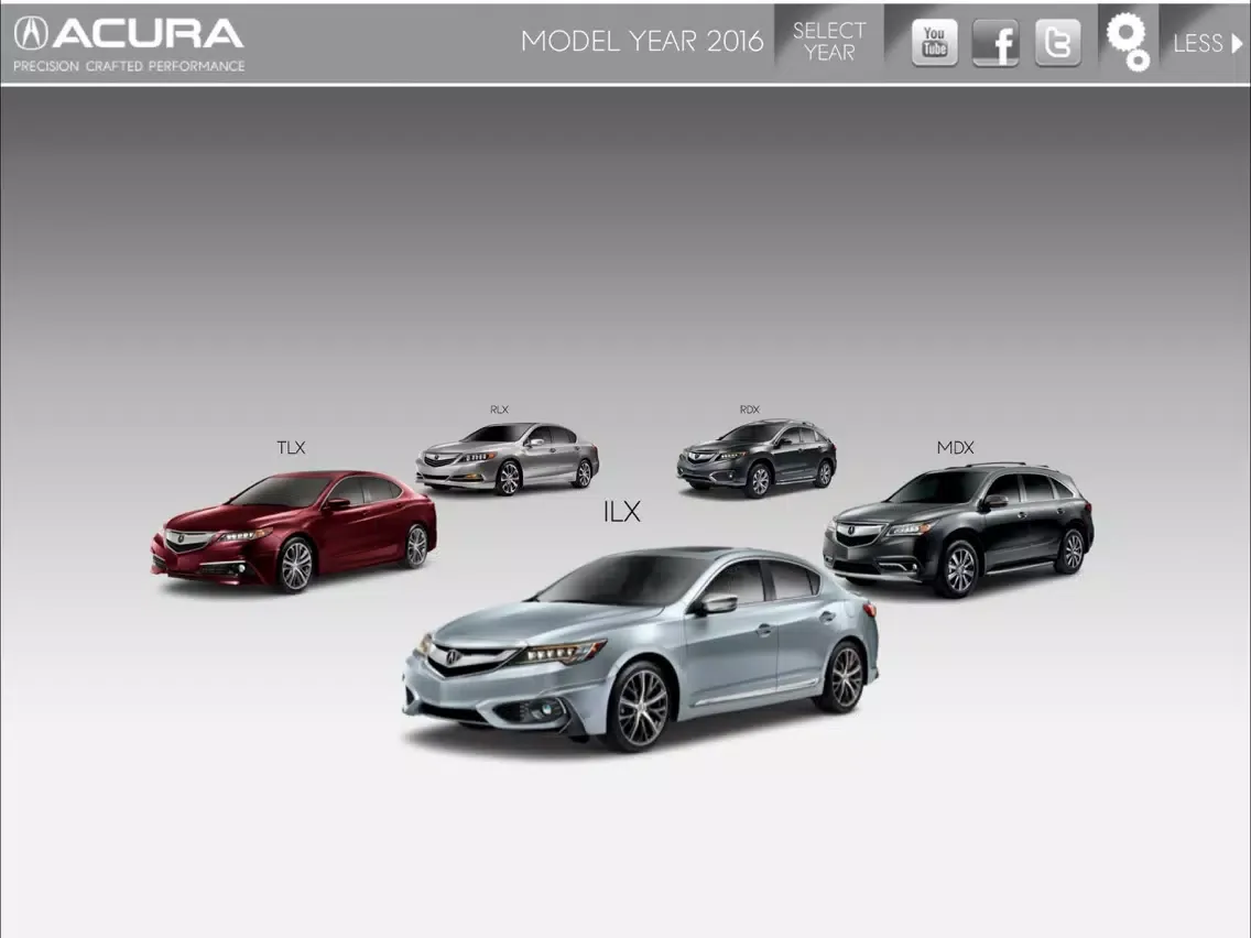 Capturas de tela do Acura Accessories iPad 