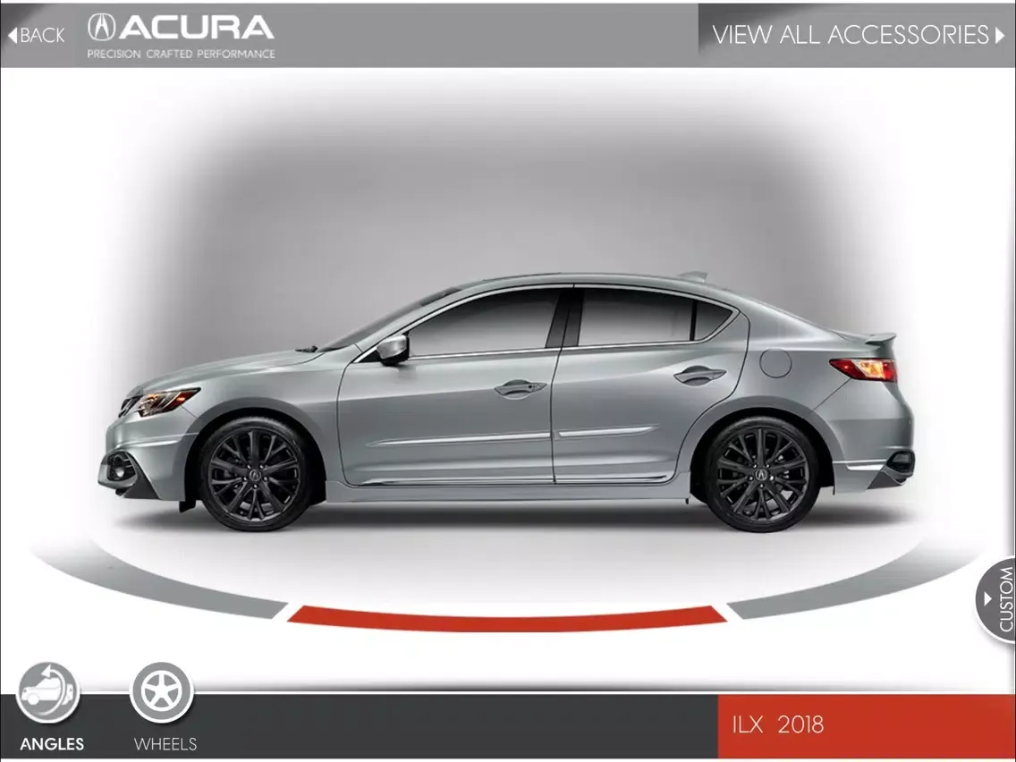 Capturas de tela do Acura Accessories iPad 