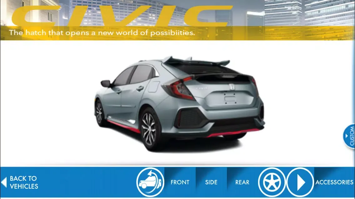 Honda Accessories for iPhone スクリーンショット