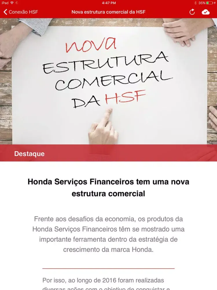 Conexão HSF iPad  Ekran Görüntüleri