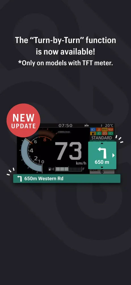 Capturas de tela do Honda RoadSync