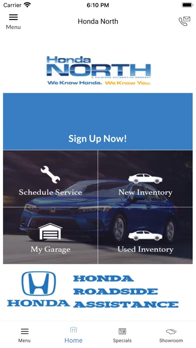 Honda North MLink Screenshots