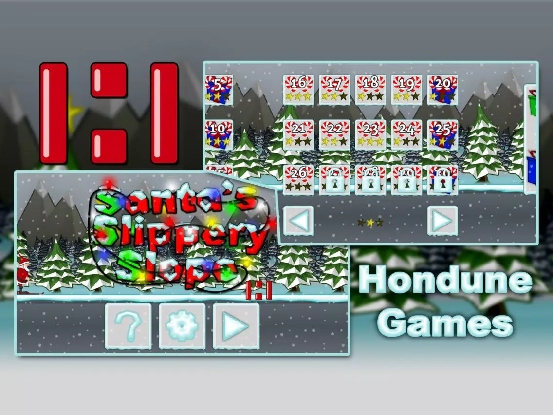 Capturas de tela do Santa's Slippery Slope iPad 