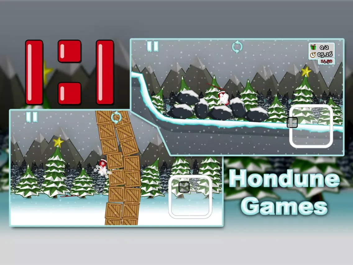 Capturas de tela do Santa's Slippery Slope iPad 