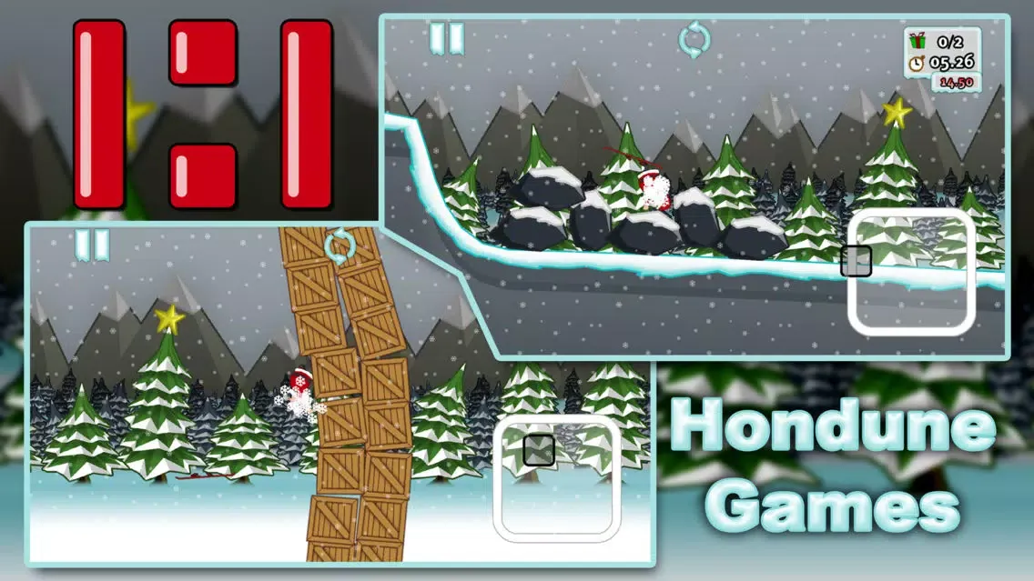 Capturas de tela do Santa's Slippery Slope