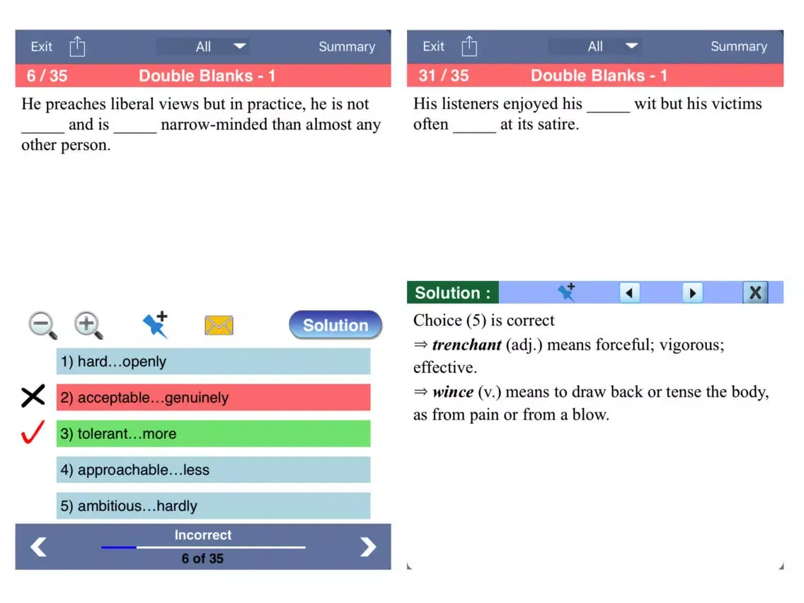 English for ACT® Test Lite iPad 應用截圖