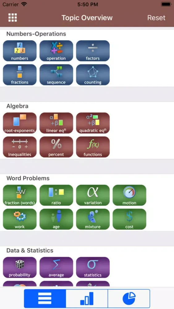 Zrzuty ekranu Math for GRE® Test
