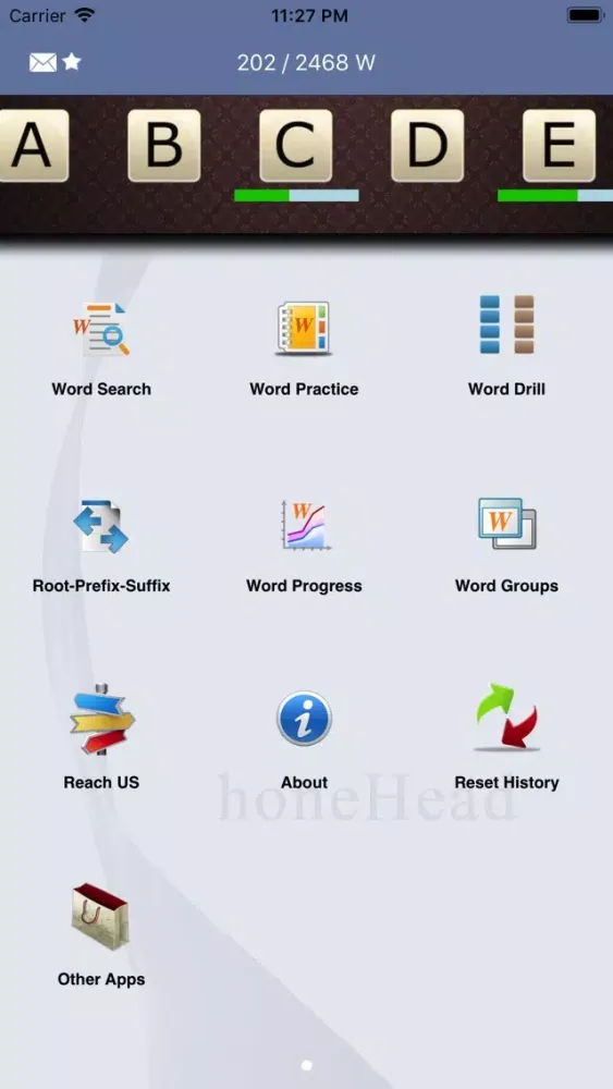 Vocabulary for GRE ® Test 스크린샷