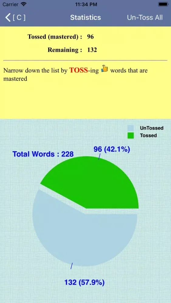 Vocabulary for GRE ® Test 스크린샷
