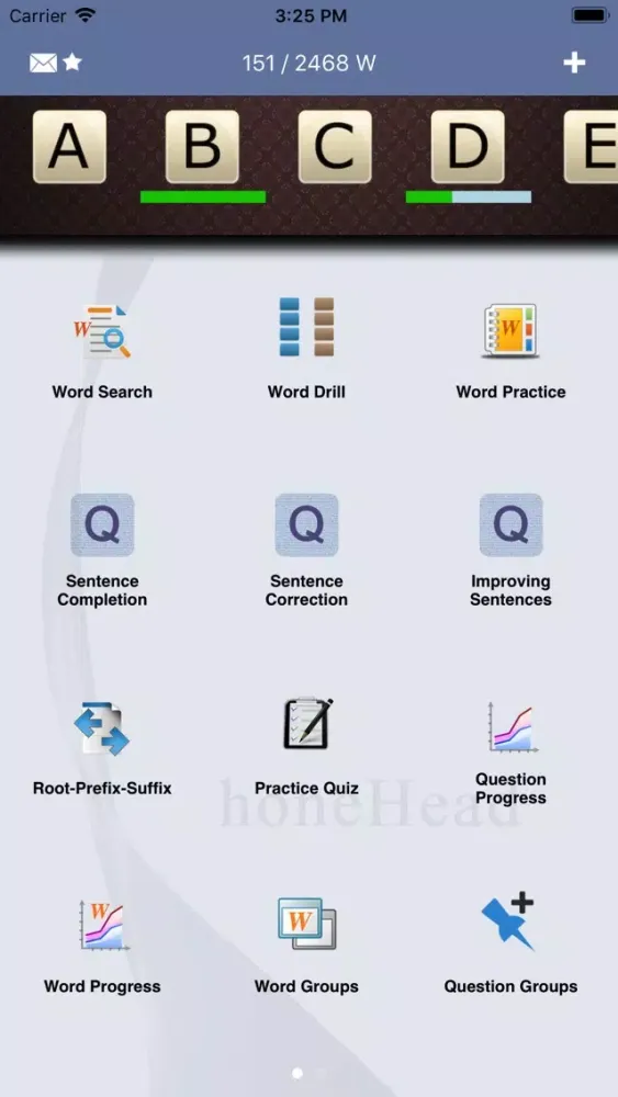 Tangkapan layar PSAT English Lite