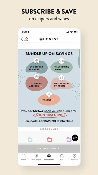 The Honest Company স্ক্রিনশট