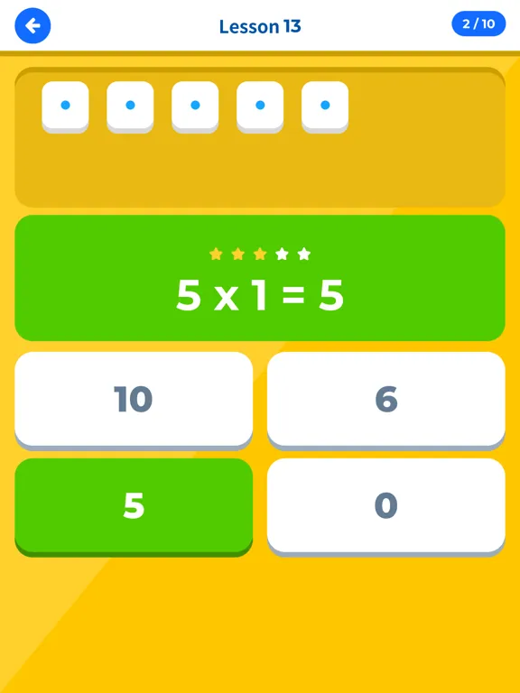Tangkapan skrin Times Tables Multiplication IQ iPad 
