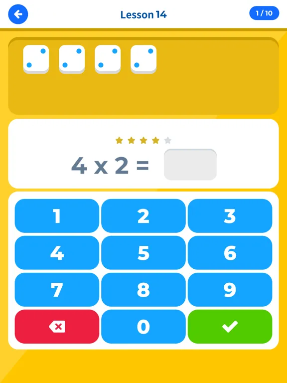 Tangkapan skrin Times Tables Multiplication IQ iPad 