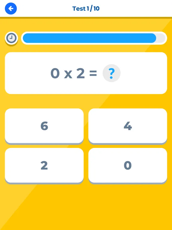 Tangkapan skrin Times Tables Multiplication IQ iPad 