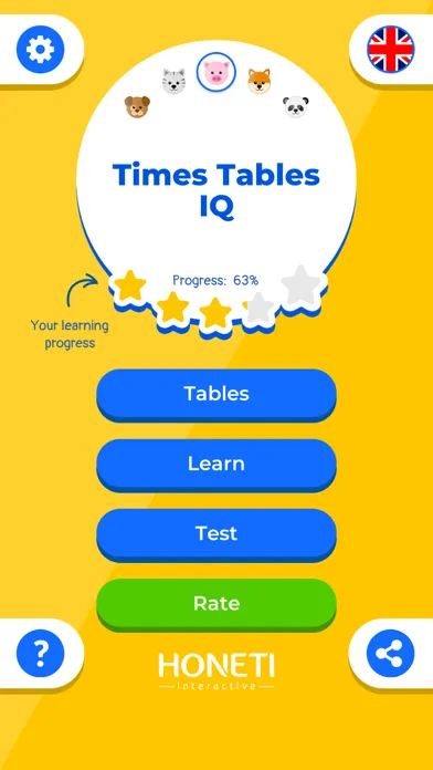 Tangkapan skrin Times Tables Multiplication IQ