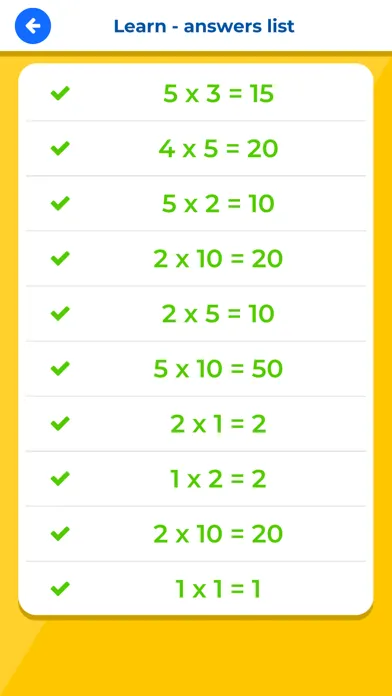 Tangkapan skrin Times Tables Multiplication IQ
