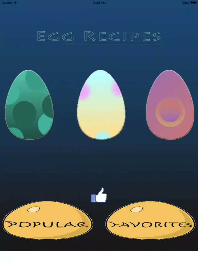 Egg Recipes 100+ Recipes Collection for Eggetarian iPad  スクリーンショット