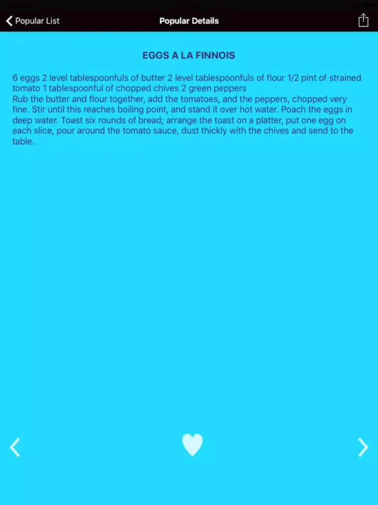 Egg Recipes 100+ Recipes Collection for Eggetarian iPad  スクリーンショット