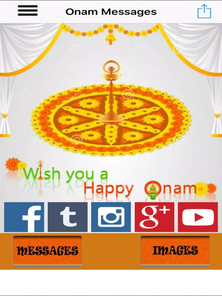 Capturas de tela do Onam Sms Images & Messages Latest Collection iPad 