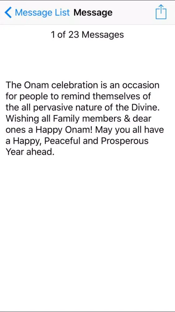 Capturas de tela do Onam Sms Images & Messages Latest Collection