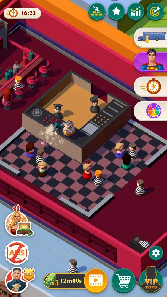 Capturas de tela do Idle Mini Prison - Tycoon Game