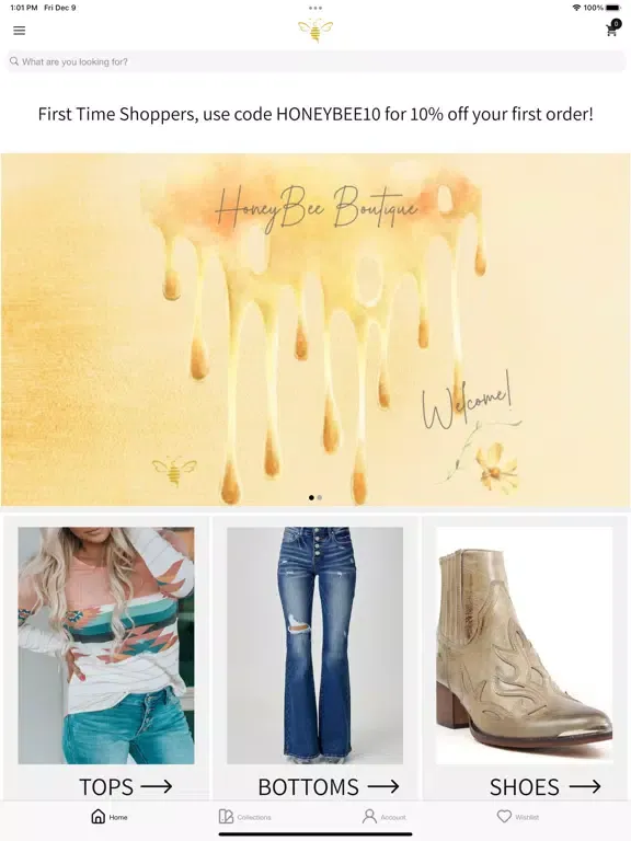 Скриншоты HoneyBee NY Boutique iPad 