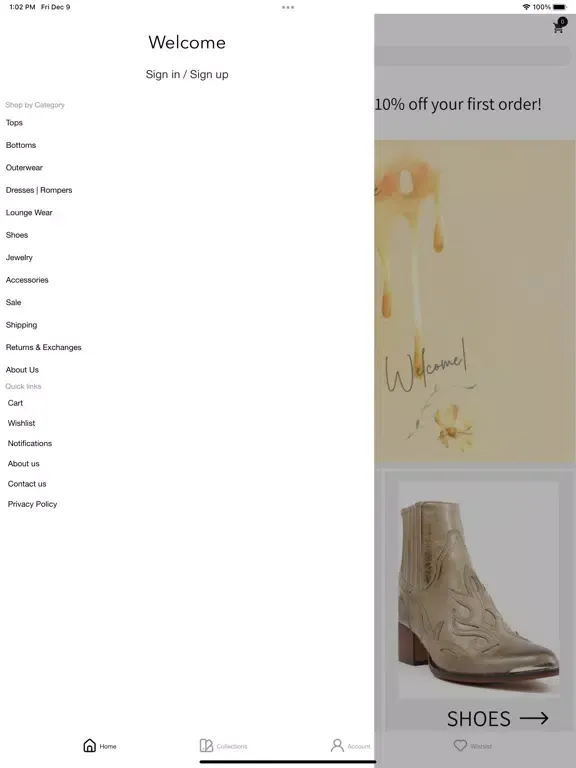 Скриншоты HoneyBee NY Boutique iPad 