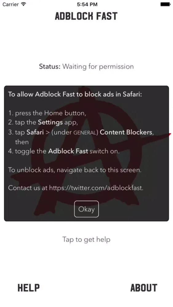 Ảnh chụp màn hình của Super AdBlocker