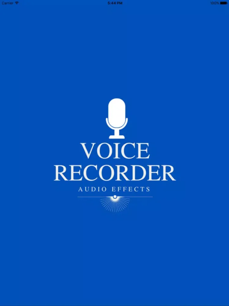 Voice Recorder & Audio Effects iPad  स्क्रीनशॉट