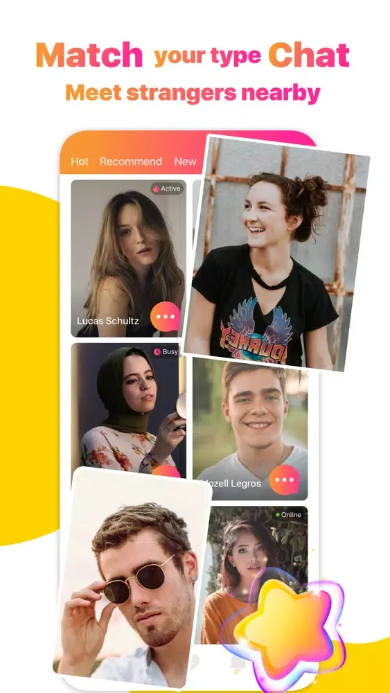 HoneyCam-Chat and Match Friend 스크린샷