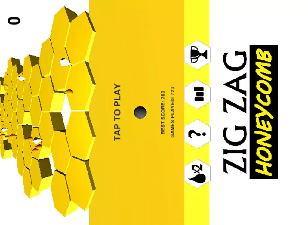 ZIG ZAG HONEYCOMB - Most simple infinite boom smash hit arcade game! iPad  Ekran Görüntüleri