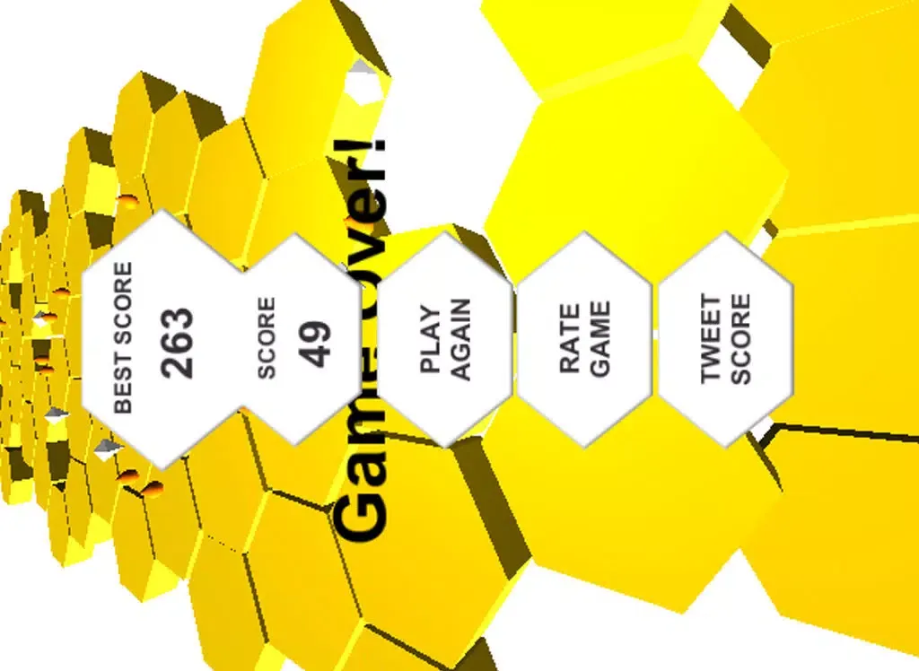 ZIG ZAG HONEYCOMB - Most simple infinite boom smash hit arcade game! iPad  Ekran Görüntüleri