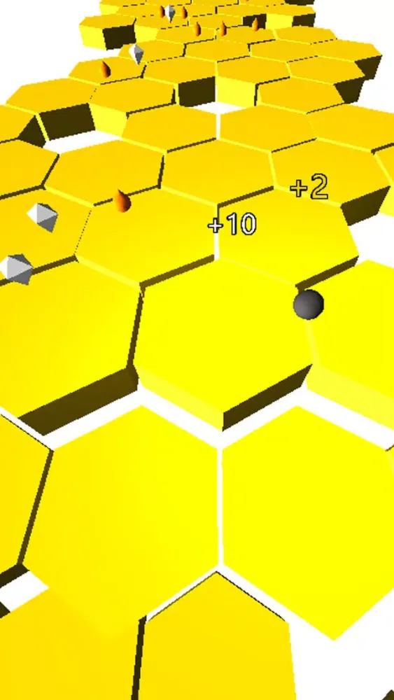 ZIG ZAG HONEYCOMB - Most simple infinite boom smash hit arcade game! Ekran Görüntüleri